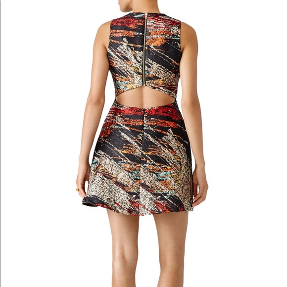 Hunter Bell Printed Shimmer Dress - Picture 2 of 4